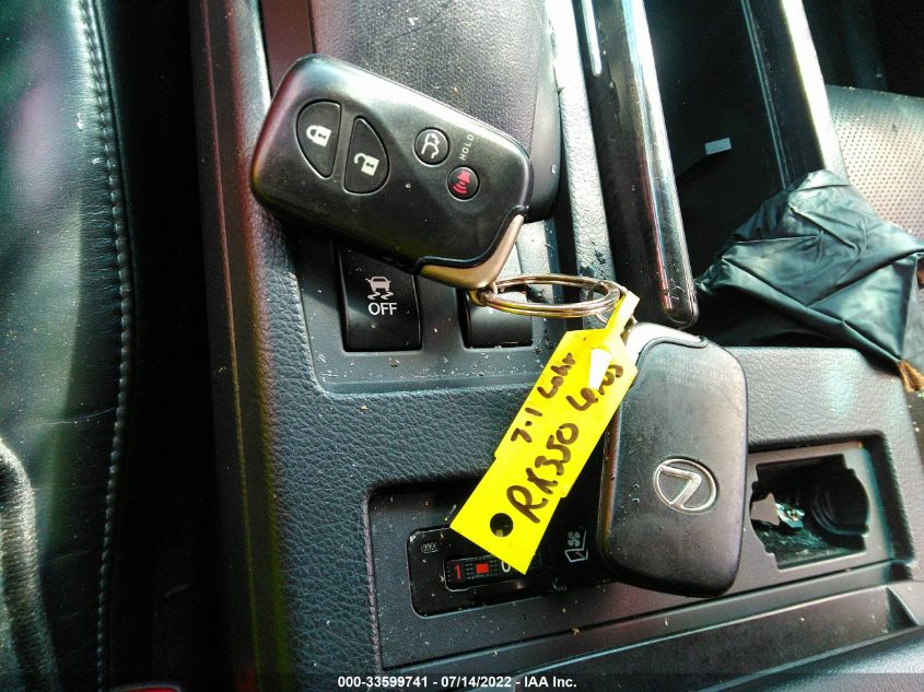 2013 LEXUS RX 350 2T2BK1BA5DC204007