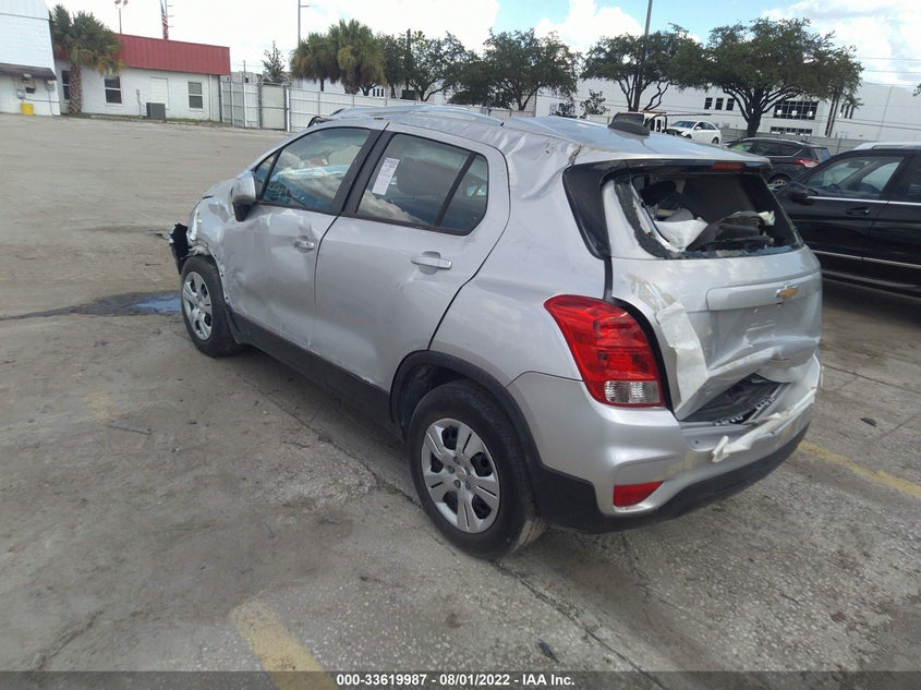 VIN KL7CJKSB7HB102011 2017 CHEVROLET TRAX LS