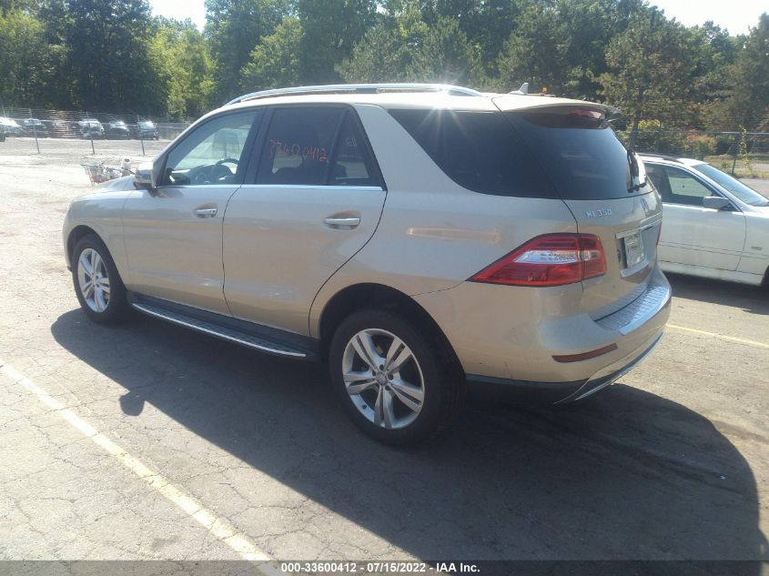 2013 MERCEDES-BENZ M-CLASS ML 350 4JGDA5HB1DA168243
