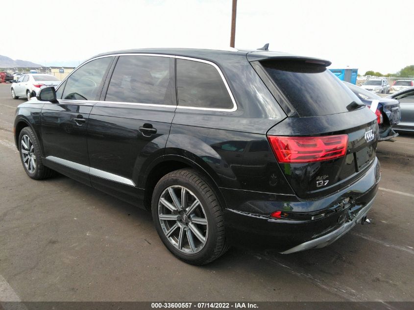 2017 AUDI Q7 PREMIUM PLUS WA1LAAF72HD056458