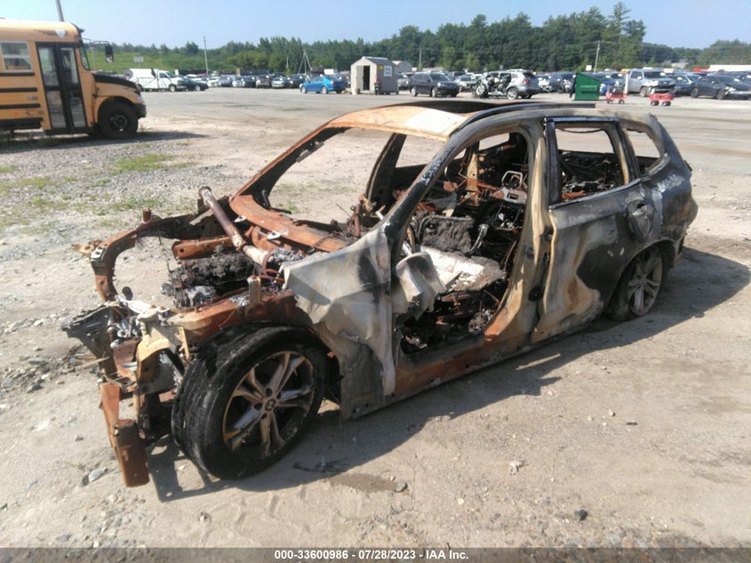 VIN 5UXTY5C09M9G94267 2021 BMW X3 XDRIVE30I