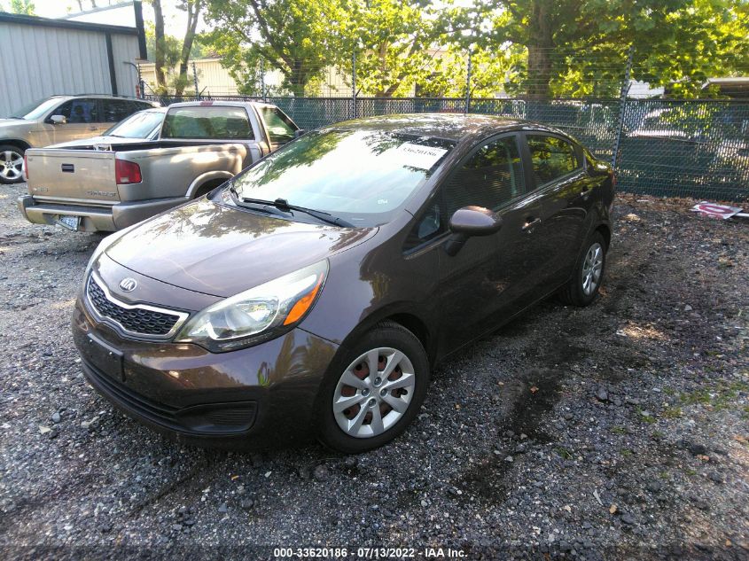 2013 KIA RIO EX KNADN4A33D6169268