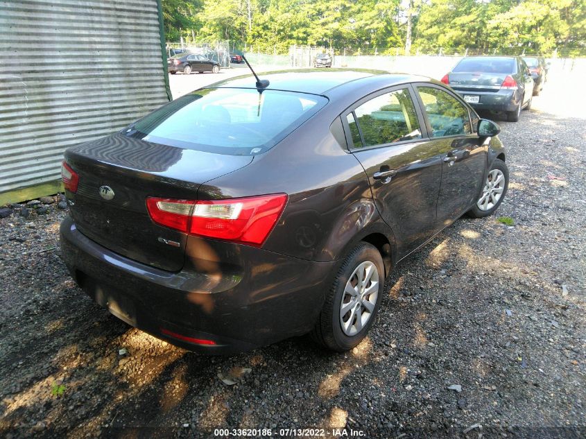 2013 KIA RIO EX KNADN4A33D6169268