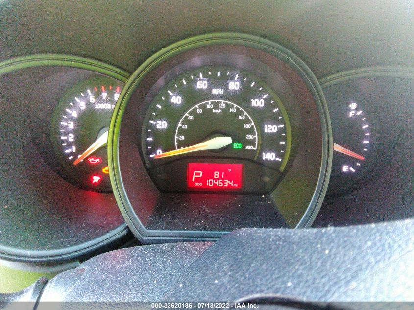 2013 KIA RIO EX KNADN4A33D6169268