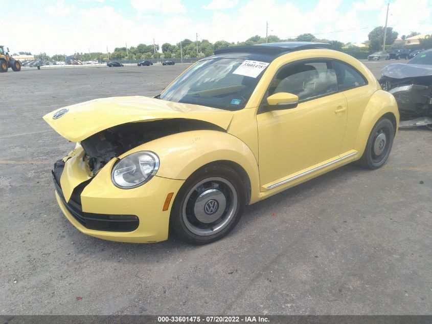 2013 VOLKSWAGEN BEETLE COUPE 2.5L W/SUN 3VWJP7AT2DM630507