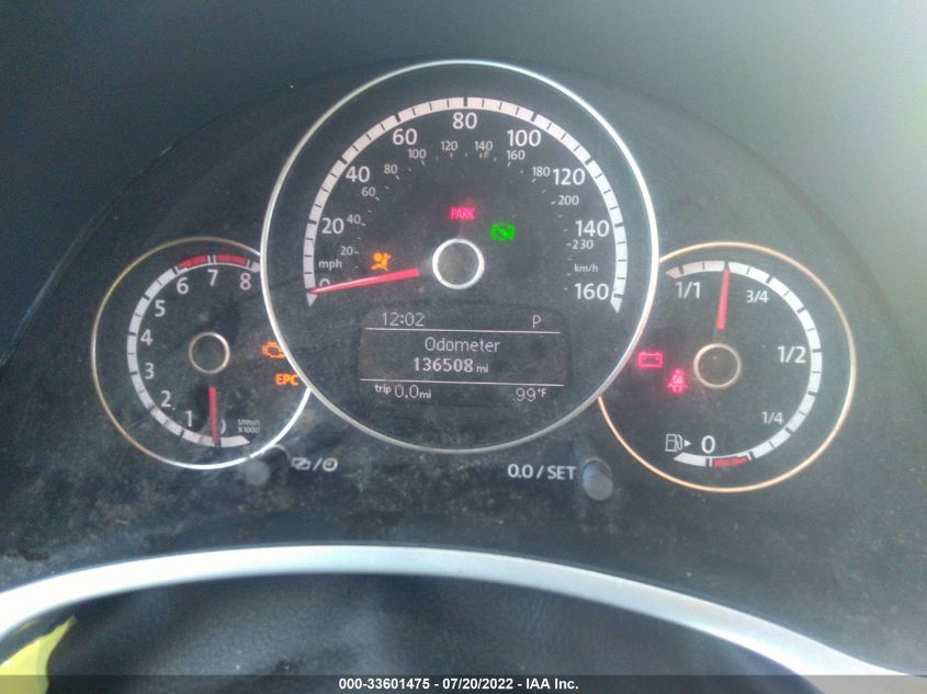 2013 VOLKSWAGEN BEETLE COUPE 2.5L W/SUN 3VWJP7AT2DM630507