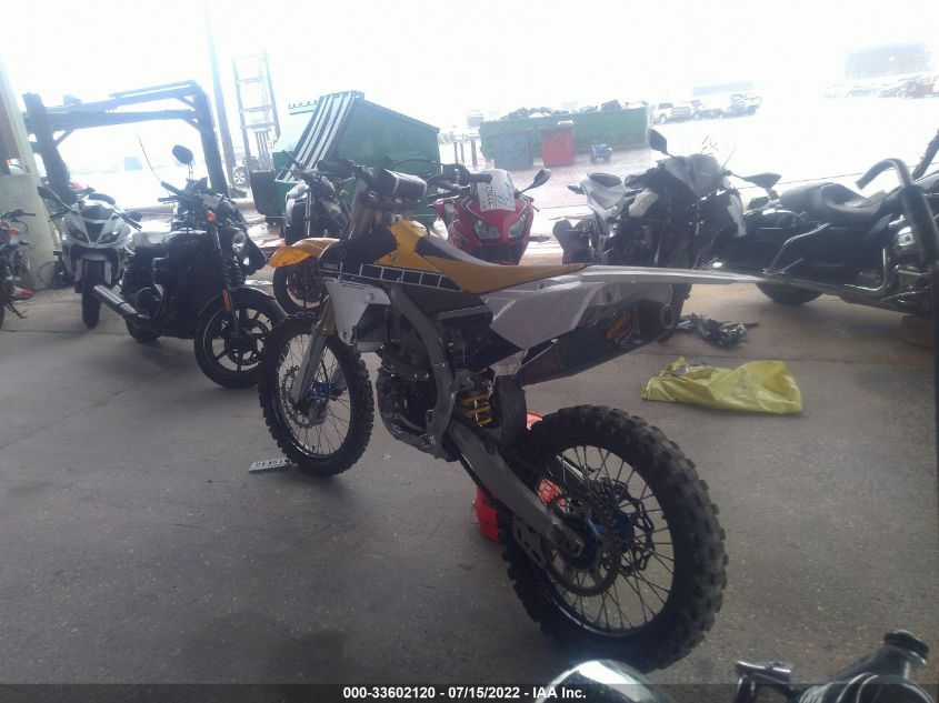 2016 YAMAHA YZ450 F JYACJ21CXGA004782