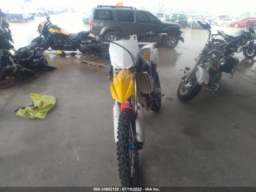 2016 YAMAHA YZ450 F JYACJ21CXGA004782