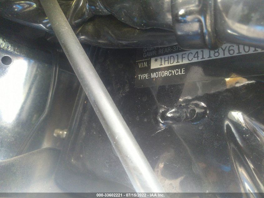 2008 HARLEY-DAVIDSON FLHTCUI 1HD1FC4118Y610119