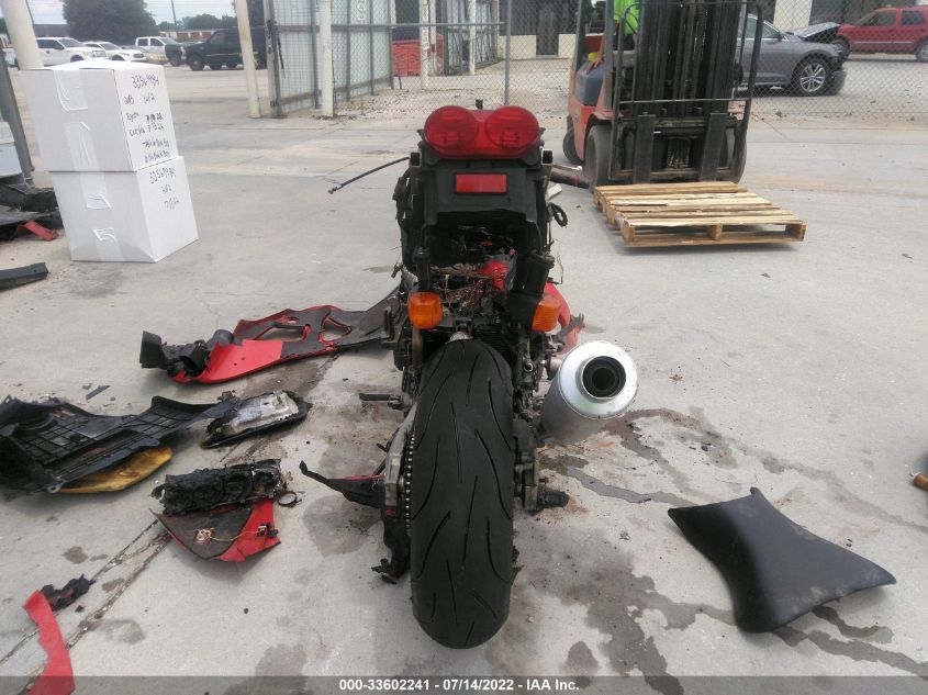 2002 KAWASAKI ZX600 J1 JKAZX4J102A048221