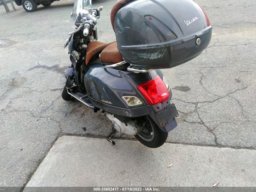 2007 VESPA GTS 250 ZAPM459L575500683