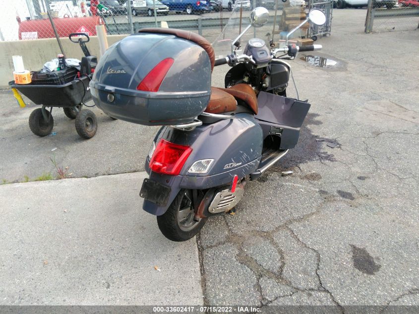2007 VESPA GTS 250 ZAPM459L575500683