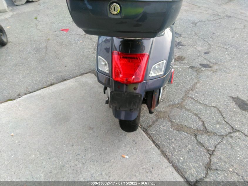 2007 VESPA GTS 250 ZAPM459L575500683