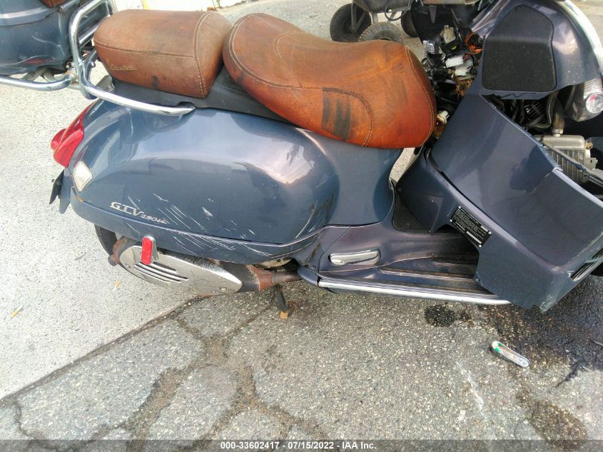 2007 VESPA GTS 250 ZAPM459L575500683