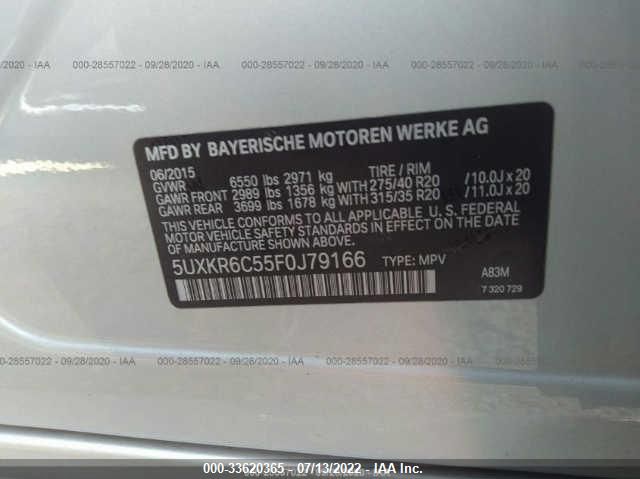 2015 BMW X5 XDRIVE50I 5UXKR6C55F0J79166
