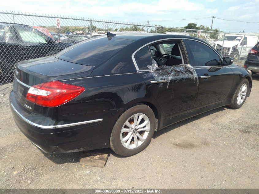 2013 HYUNDAI GENESIS 3.8L KMHGC4DD0DU224003