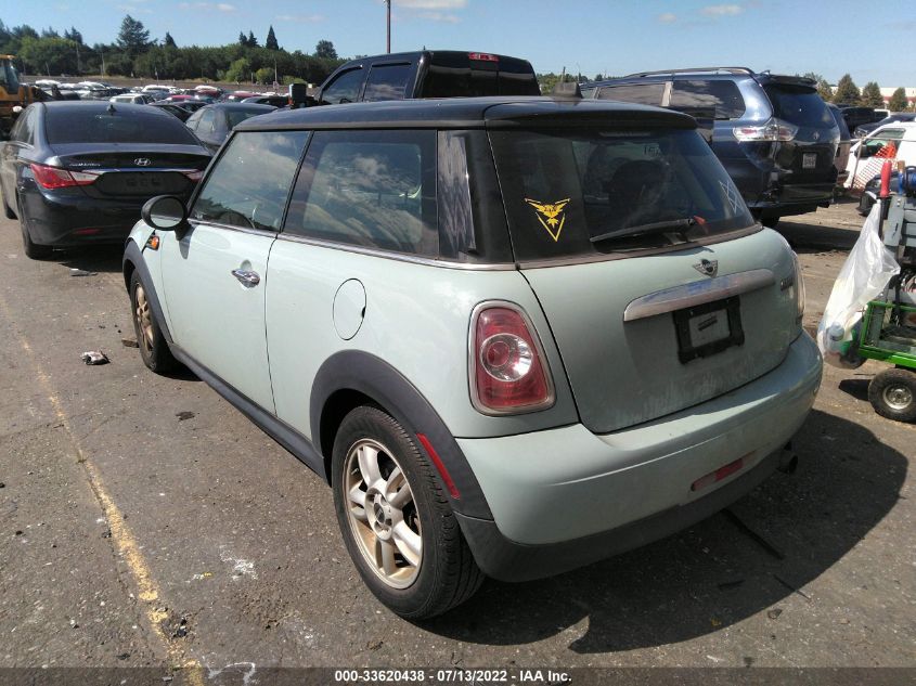 2013 MINI COOPER HARDTOP WMWSU3C59DT548814