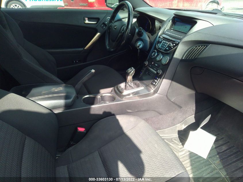 2013 HYUNDAI GENESIS COUPE 2.0T KMHHT6KD2DU081218