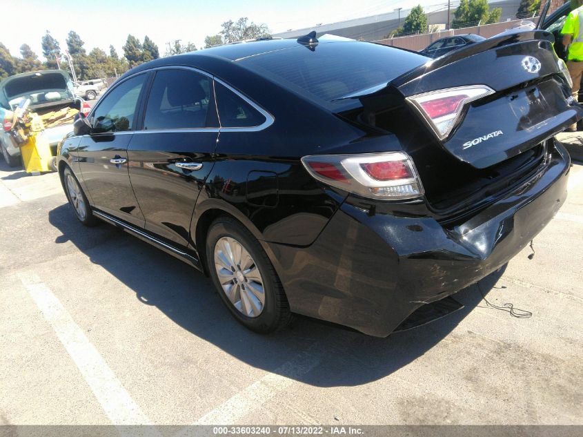 2016 HYUNDAI SONATA HYBRID SE KMHE24L19GA008898