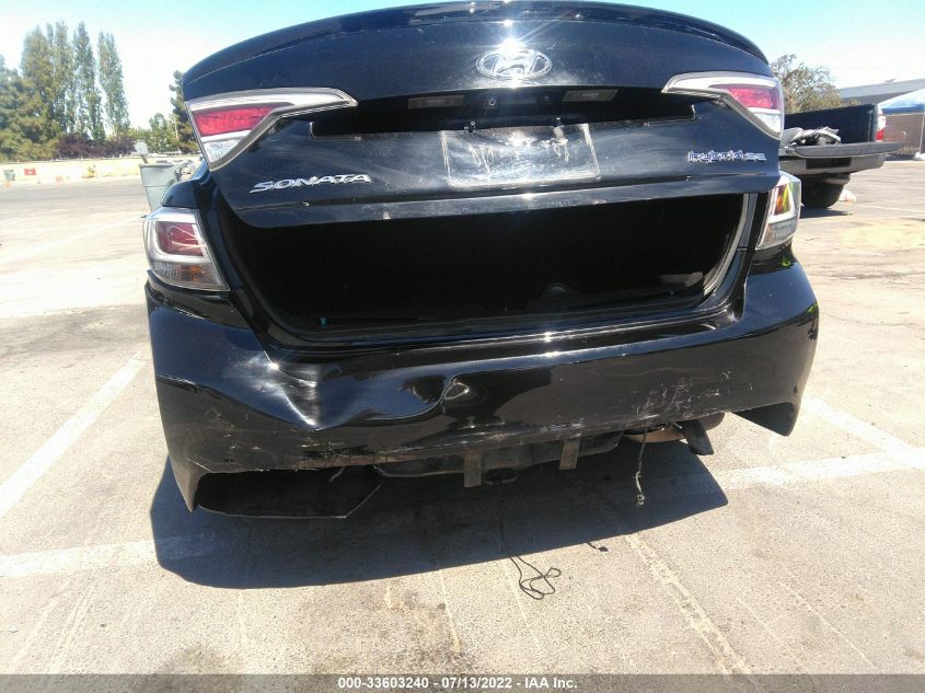 2016 HYUNDAI SONATA HYBRID SE KMHE24L19GA008898
