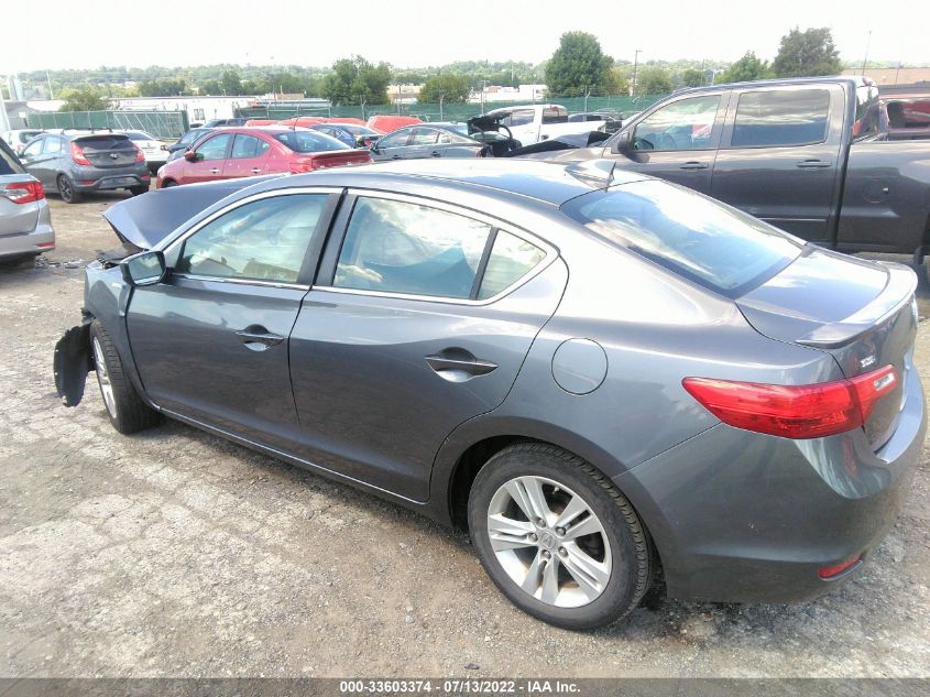 2013 ACURA ILX HYBRID TECH PKG 19VDE3F72DE300301