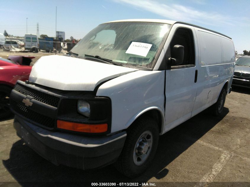 2014 CHEVROLET EXPRESS CARGO VAN 1GCWGFCA3E1203284