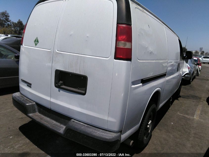 2014 CHEVROLET EXPRESS CARGO VAN 1GCWGFCA3E1203284