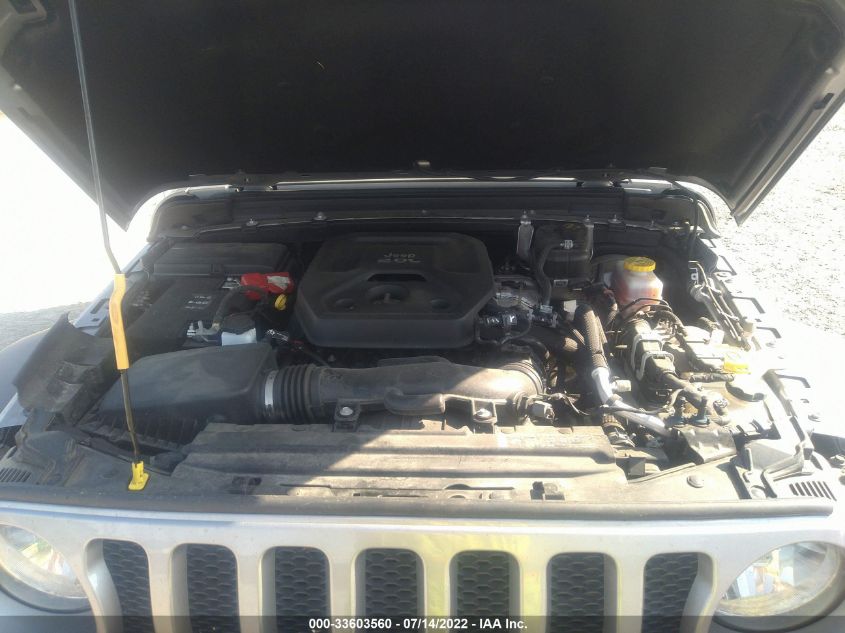 2019 JEEP WRANGLER SPORT S 1C4GJXAN4KW550817