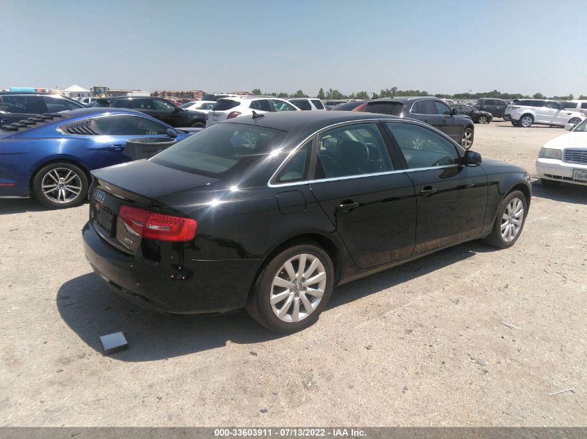 2013 AUDI A4 PREMIUM WAUAFAFL6DN022181