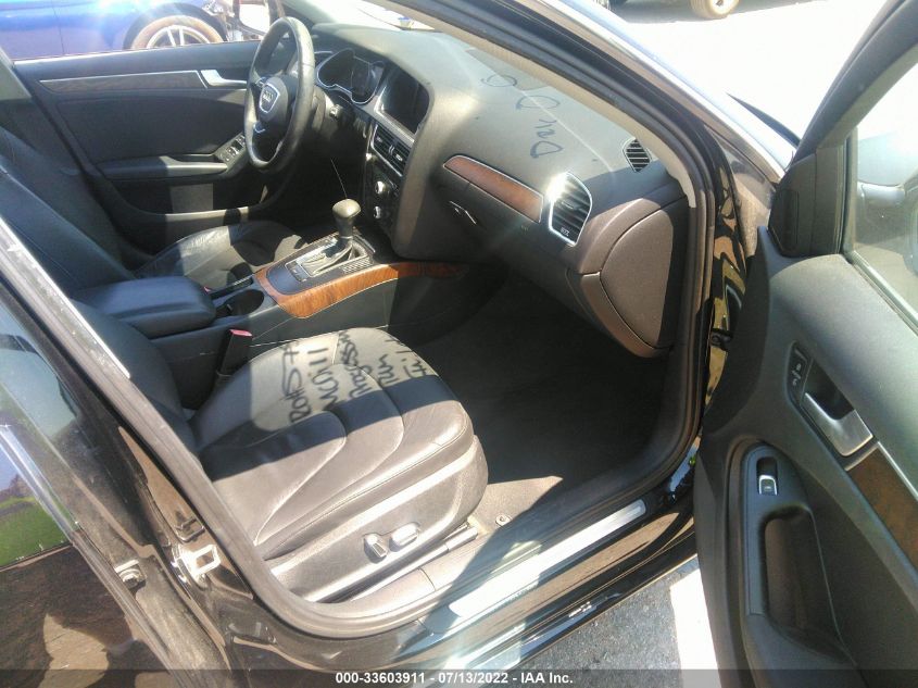 2013 AUDI A4 PREMIUM WAUAFAFL6DN022181