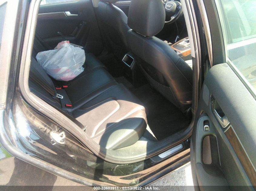 2013 AUDI A4 PREMIUM WAUAFAFL6DN022181