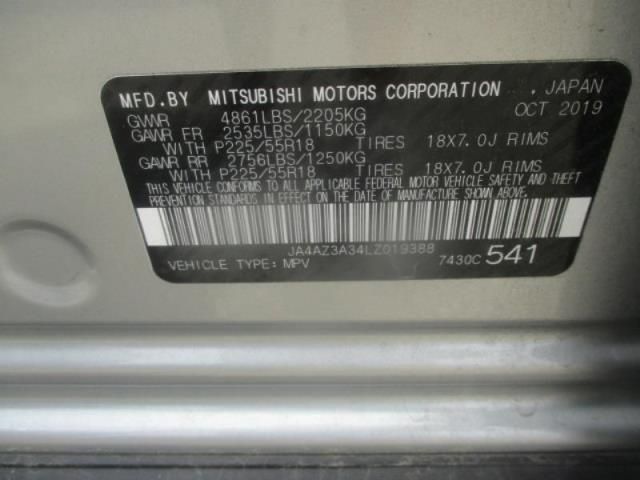 2020 MITSUBISHI OUTLANDER SE/SEL/LE JA4AZ3A34LZ019388