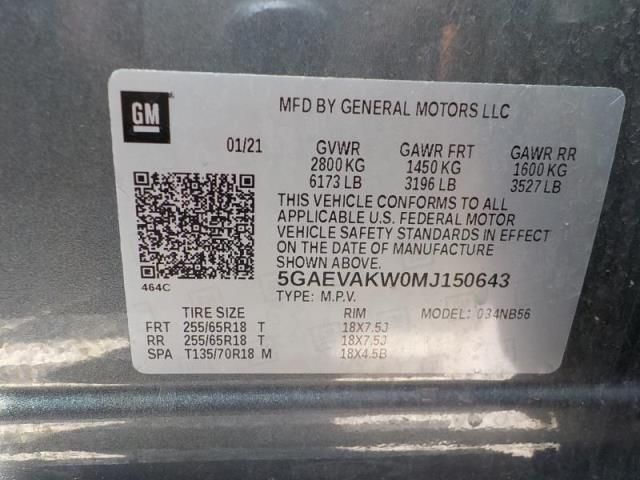 2021 BUICK ENCLAVE ESSENCE 5GAEVAKW0MJ150643