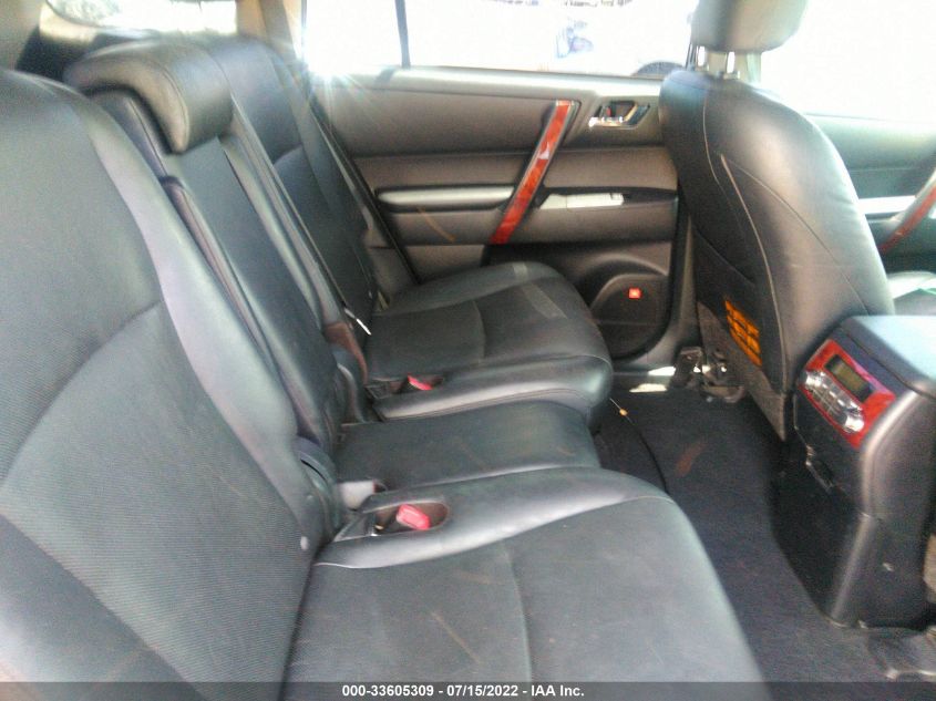 2013 TOYOTA HIGHLANDER HYBRID HYBRID LIMITED JTEDC3EHXD2016771