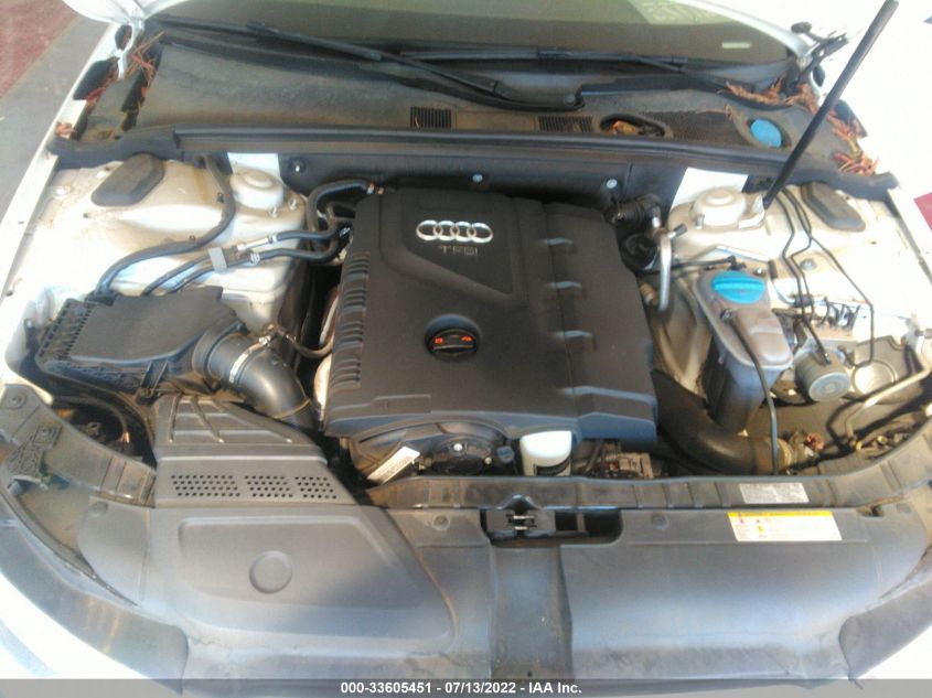 2013 AUDI A4 PREMIUM PLUS WAUFFAFL4DN047781