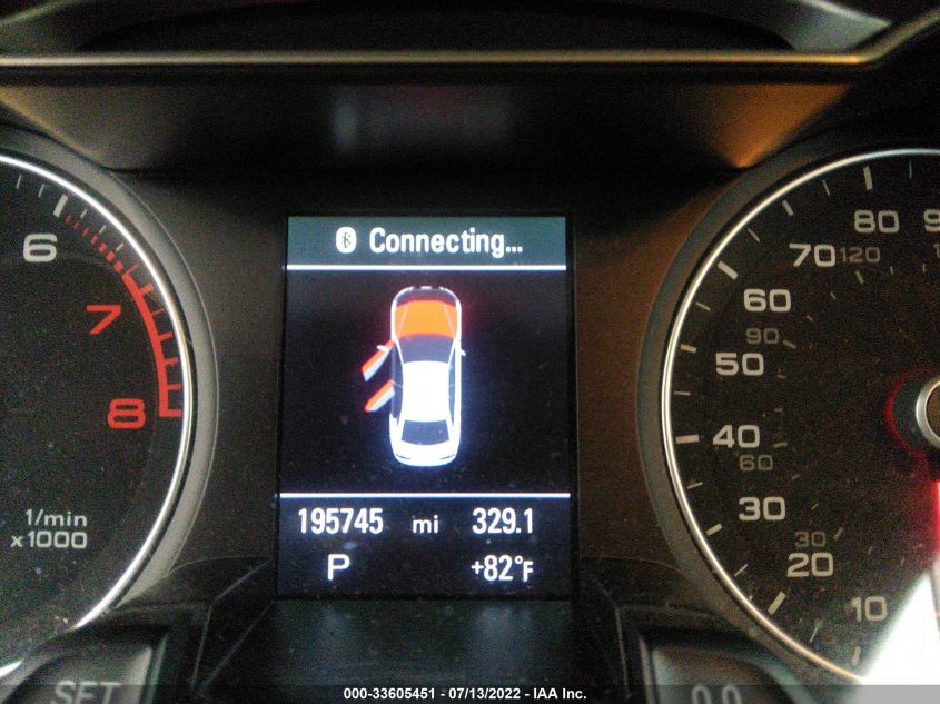 2013 AUDI A4 PREMIUM PLUS WAUFFAFL4DN047781