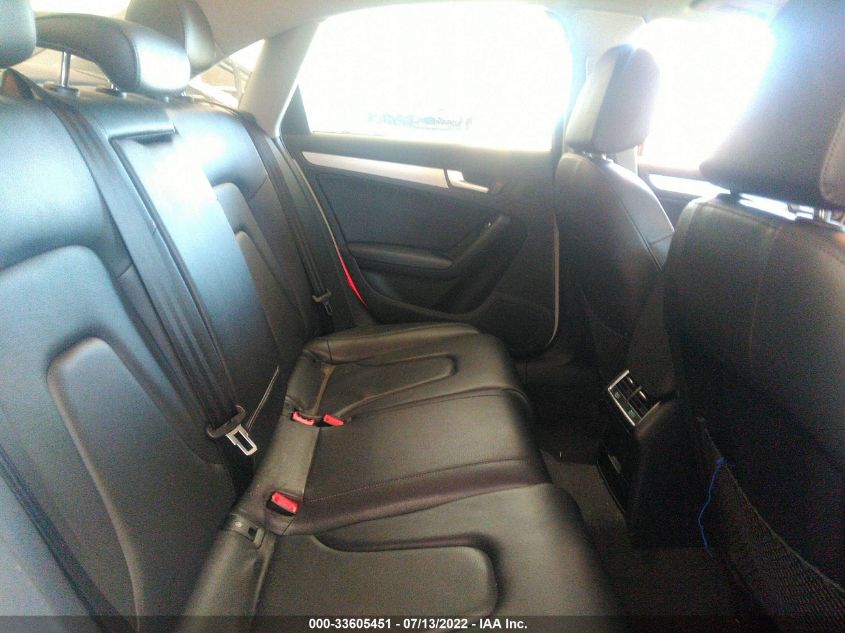 2013 AUDI A4 PREMIUM PLUS WAUFFAFL4DN047781