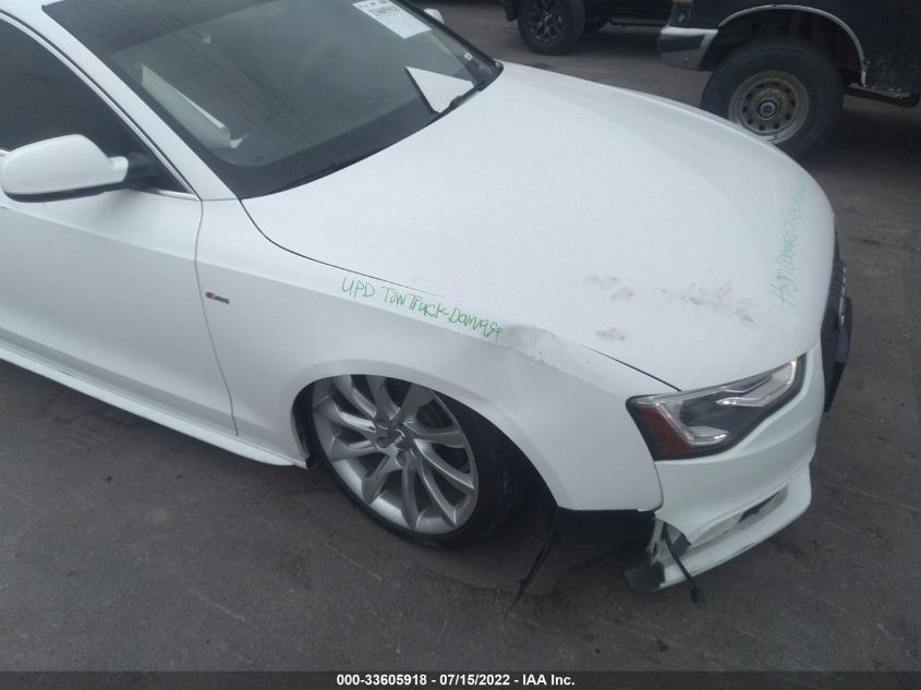 2015 AUDI A5 PREMIUM PLUS WAUMFAFR8FA050169