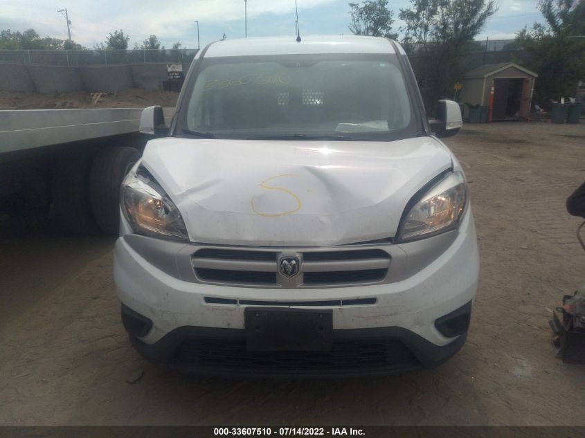 2016 RAM PROMASTER CITY CARGO VAN TRADESMAN SLT ZFBERFBT9G6C19039