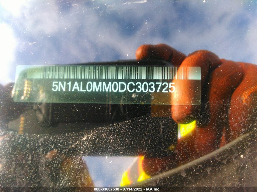 2013 INFINITI JX 5N1AL0MM0DC303725