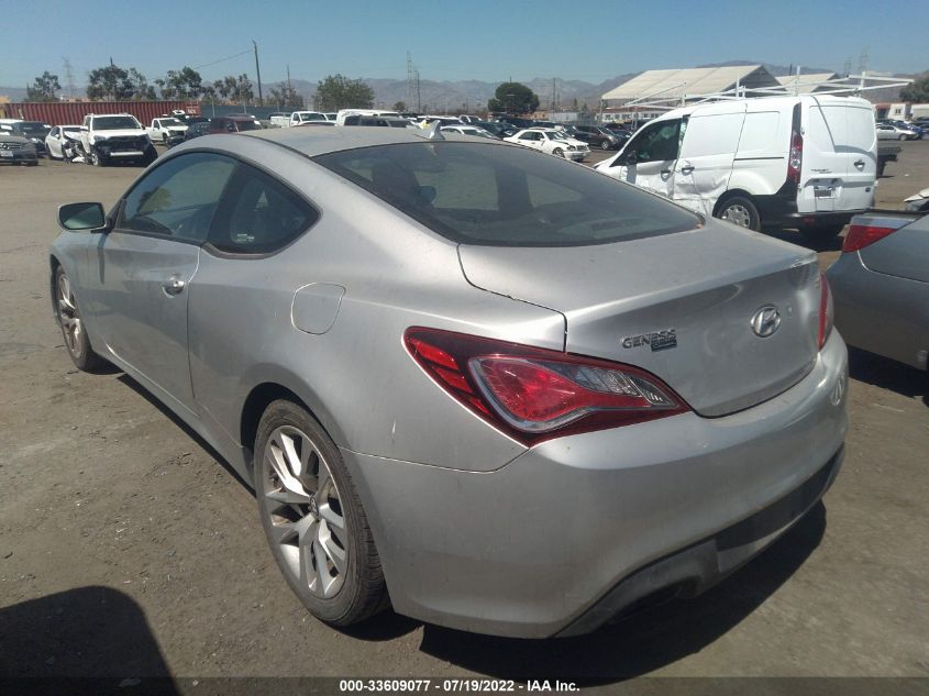 2013 HYUNDAI GENESIS COUPE 2.0T KMHHT6KD9DU099053