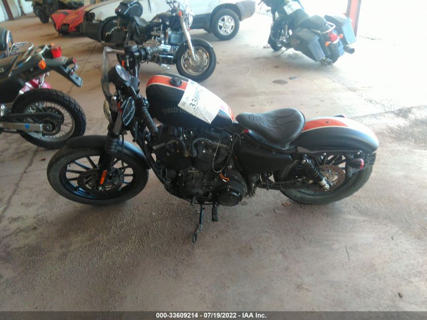 2012 HARLEY-DAVIDSON XL883 IRON 883 1HD4LE211CC455632