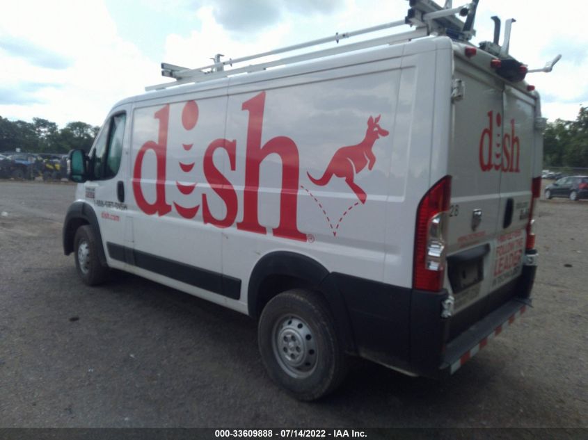 2019 RAM PROMASTER CARGO VAN 3C6TRVAG3KE540729