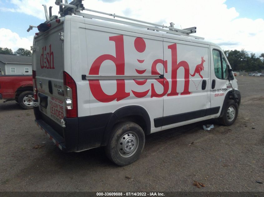 2019 RAM PROMASTER CARGO VAN 3C6TRVAG3KE540729