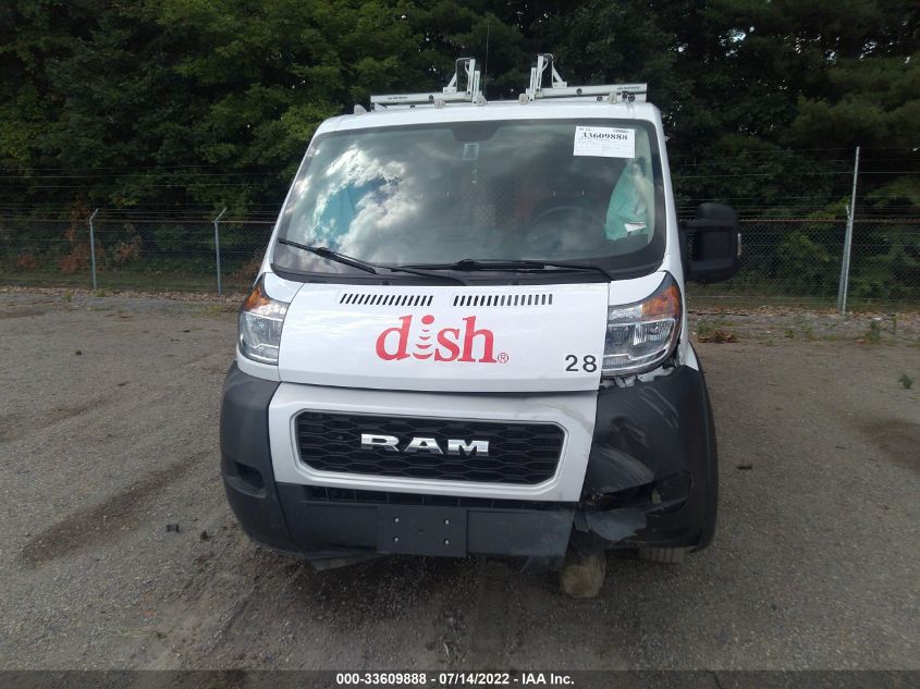 2019 RAM PROMASTER CARGO VAN 3C6TRVAG3KE540729