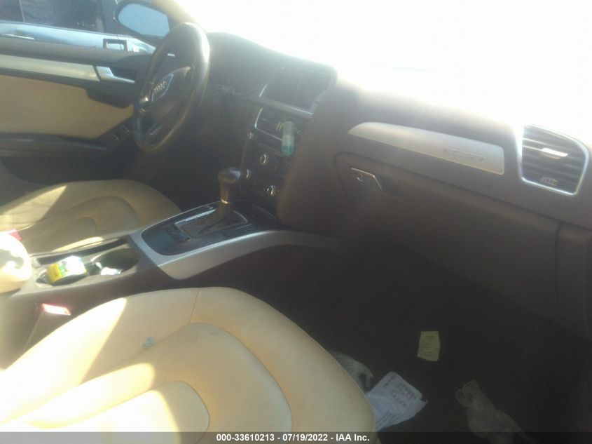 2013 AUDI A4 PREMIUM PLUS WAUFFAFL0DN007665