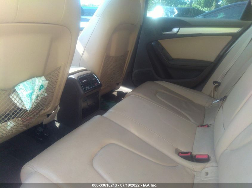 2013 AUDI A4 PREMIUM PLUS WAUFFAFL0DN007665