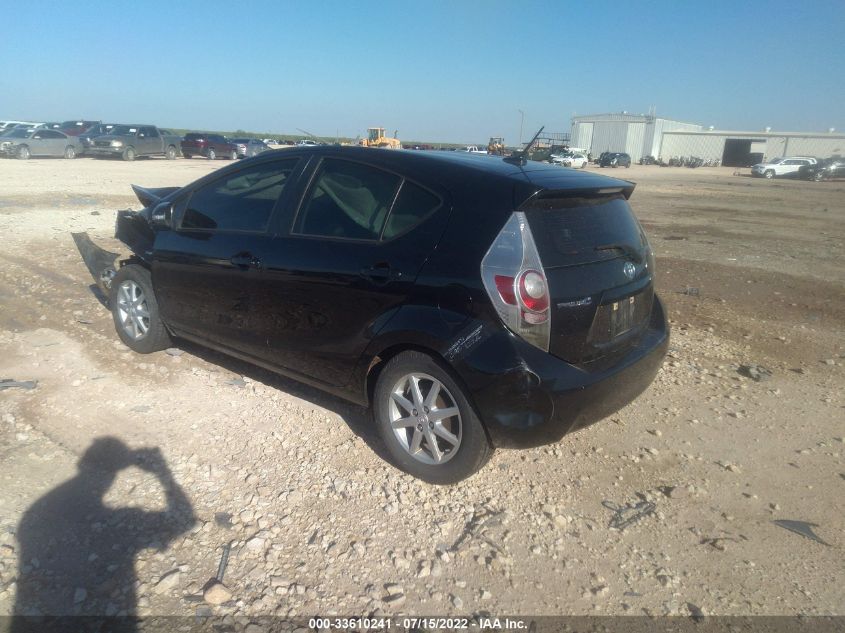 2013 TOYOTA PRIUS C JTDKDTB3XD1542342