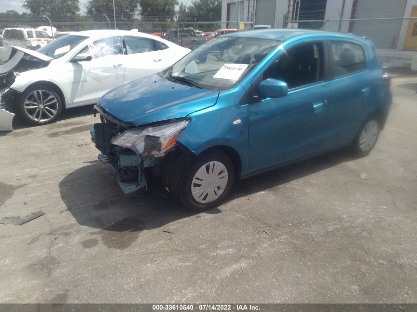 2021 MITSUBISHI MIRAGE ES/LE/CARBONITE EDITION ML32AUHJ8MH003037