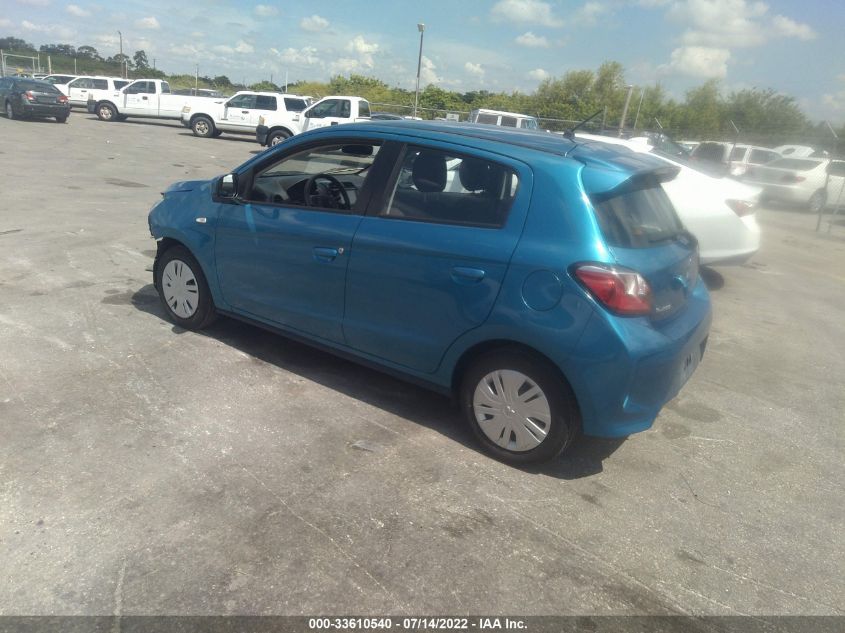 2021 MITSUBISHI MIRAGE ES/LE/CARBONITE EDITION ML32AUHJ8MH003037